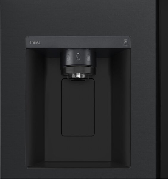 Lg Frigorifero Americano Side by Side 635 Litri Classe E No Frost colore Nero Opaco InstaView - GSGV81EPLL
