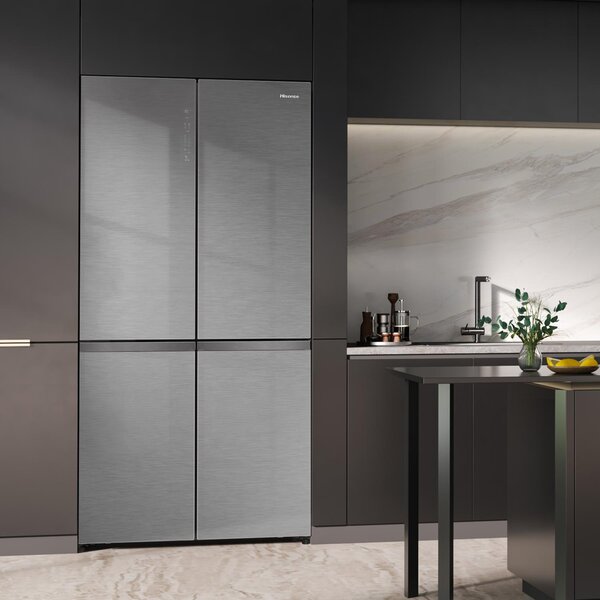 Hisense Frigorifero Americano Side by Side 591 Litri Classe E No Frost colore Argento - RQ768N4GVE