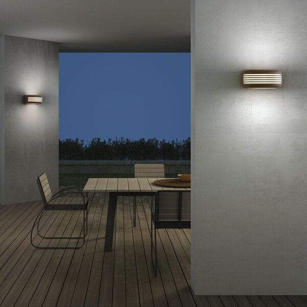 Applique promoingross nail a28 a e14 led ip54 alluminio metacrilato classico moderno - Promoingross