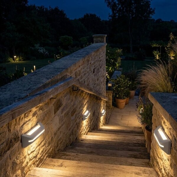 Applique led promoingross tay a25 ip65 moderno metallo metacrilato - Promoingross