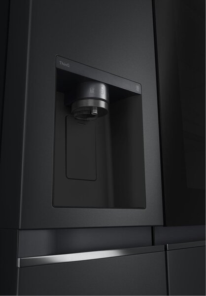 Lg Frigorifero Americano Side by Side 635 Litri Classe E No Frost colore Nero Opaco InstaView - GSGV81EPLL