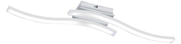 Plafoniera da Interno a LED in Metallo Bianco Opaco