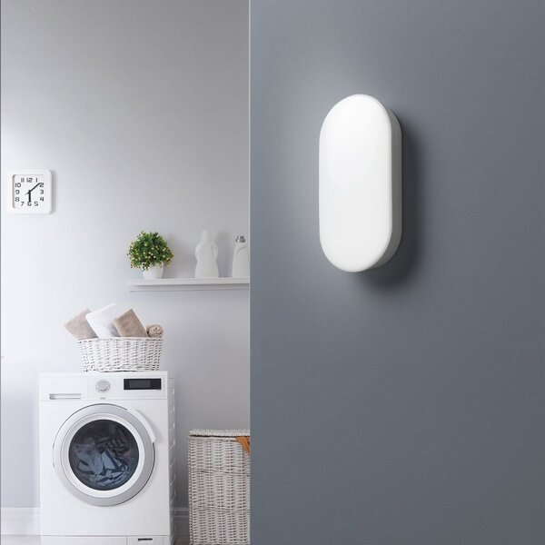 Applique moderno promoingross zero pl12 pl20 led ip65 pvc metacrilato - Promoingross