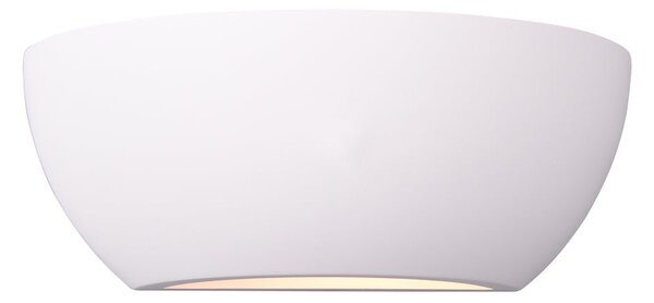 Applique da Interno E14 in Gesso Bianco