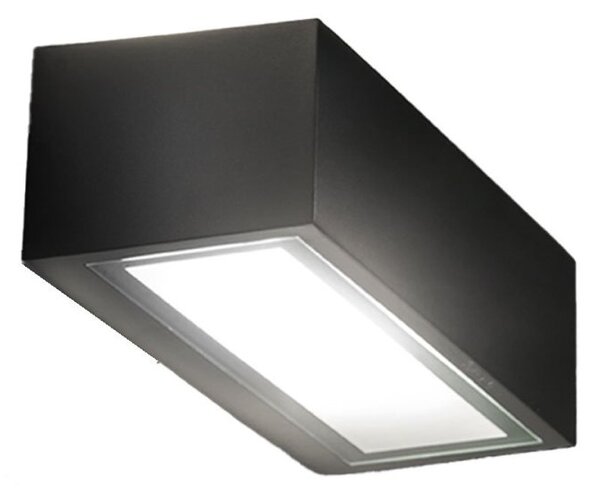 Applique moderno promoingross pathio e27 led ip54 alluminio vetro - Promoingross