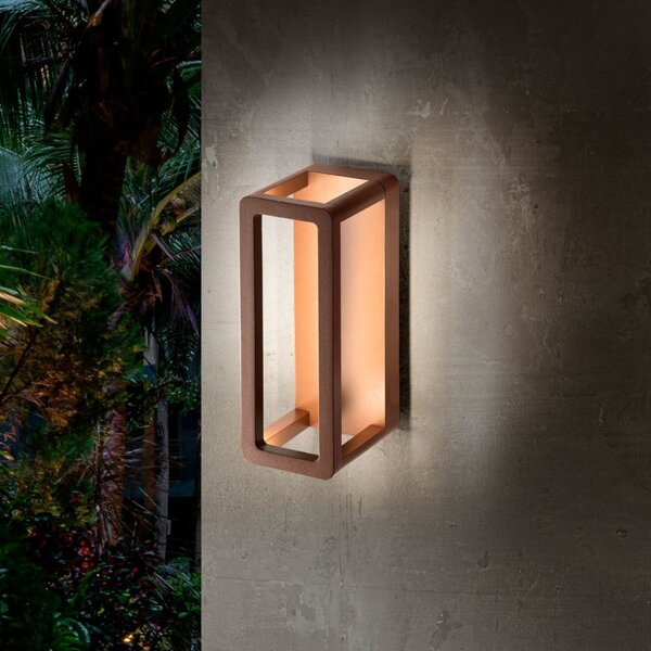 Applique classico promoingross shell r23 ru led ip65 alluminio metacrilato - Promoingross