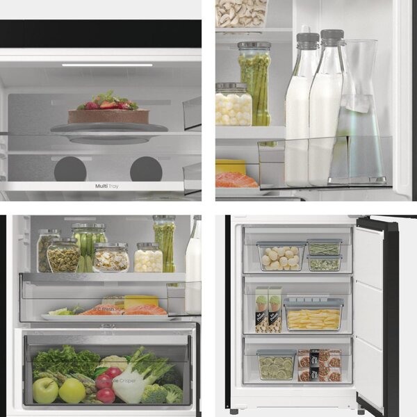 Hisense Frigorifero Combinato Capacit 413 Litri Classe Energetica C Raffreddamento No Frost Wi-Fi colore Nero - RB5P410SBFC