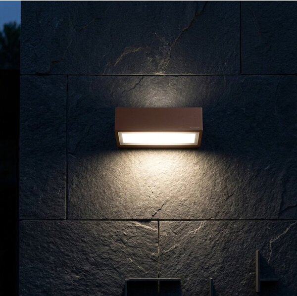 Applique classico promoingross pathio ru e27 led ip54 alluminio vetro - Promoingross