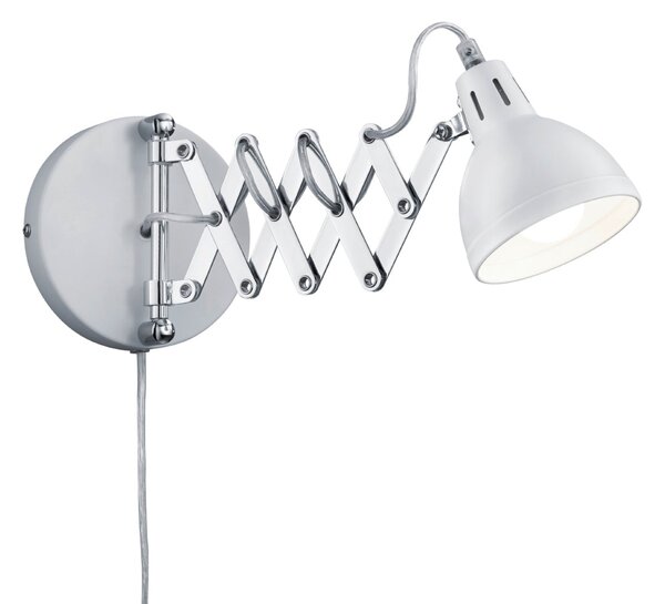 Applique da Interno E14 in Metallo Bianco Opaco