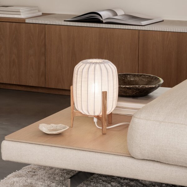 Lampade da tavolo Watt & Veke, Prisma, dimmerabile, Legno, Soggiorno, Legno, Design