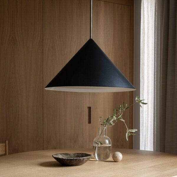 Lampada a sospensione Watt & Veke, Kuro, dimmerabile, Nero, Cucina, Metallo, Design