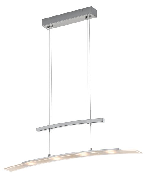 Lampada a Sospensione da Interno a LED in Metallo Nickel Opaco