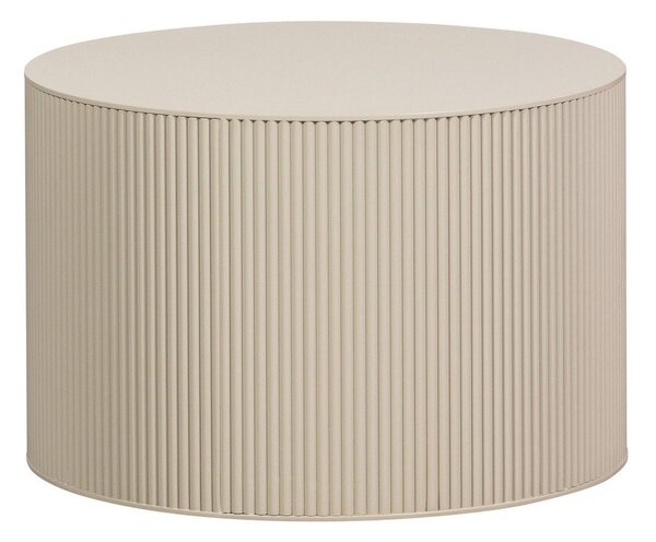 Tavolino rotondo beige ø 60 cm Sanne - WOOOD