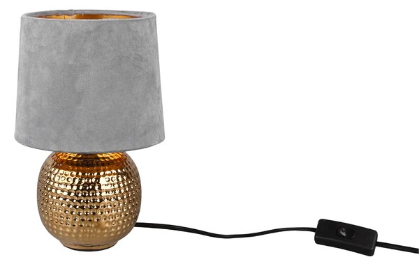 Lampada tavolo da Interno a LED in Ceramica Oro