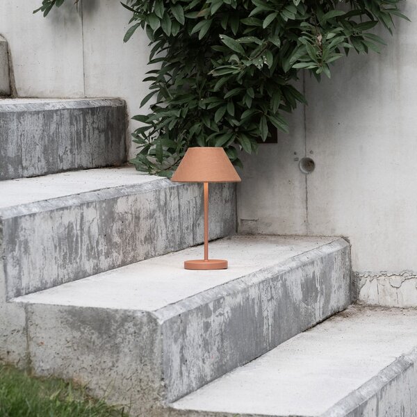 Lampade da tavolo Watt & Veke, Teya, dimmerabile, Marrone / Ruggine, Soggiorno, Metallo, Design