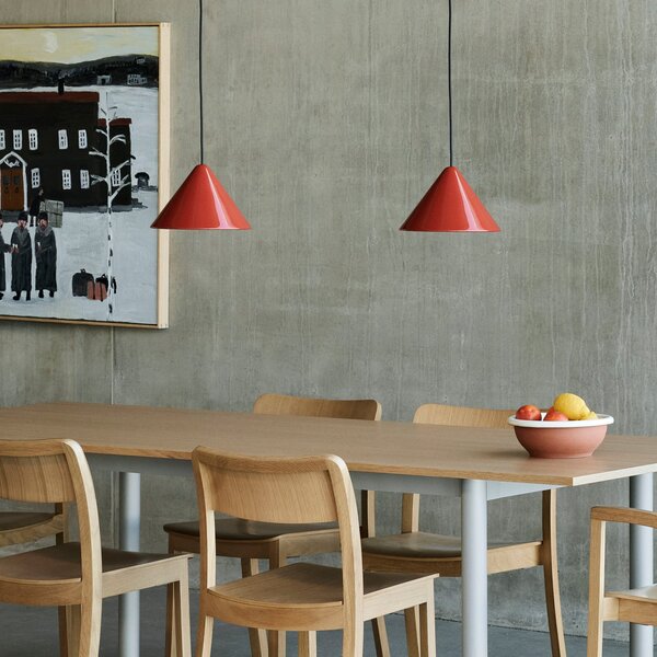 Lampada a sospensione HAY, Compass, Rosso, Soggiorno, Alluminio, Design