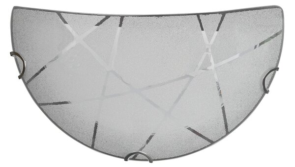 Applique da Interno E27 in Vetro Bianco