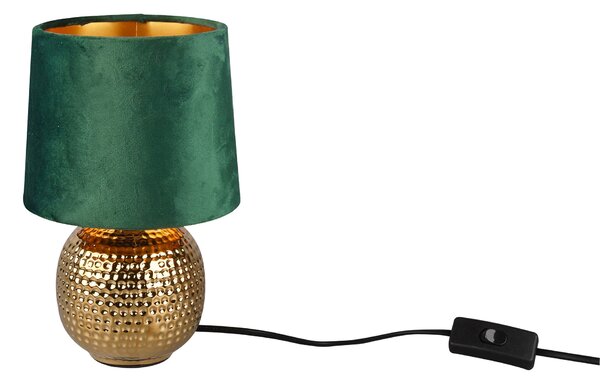 Lampada tavolo da Interno a LED in Ceramica Oro