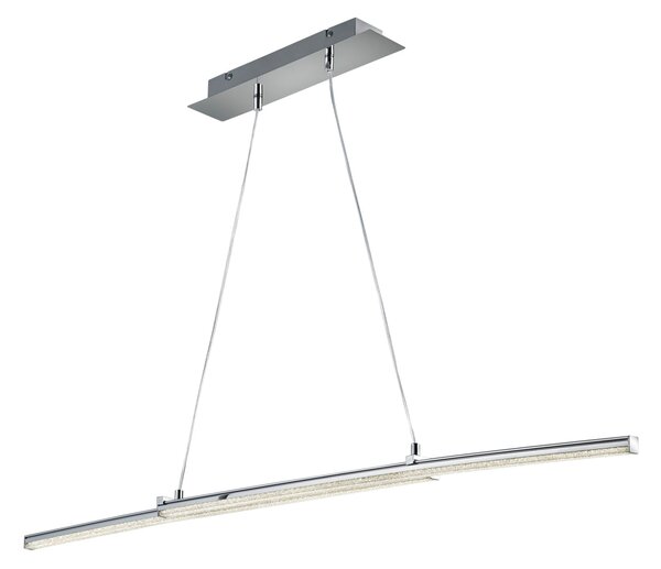 Lampada a Sospensione da Interno a LED in Metallo Cromo