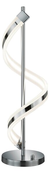 Lampada tavolo da Interno a LED in Metallo Cromo