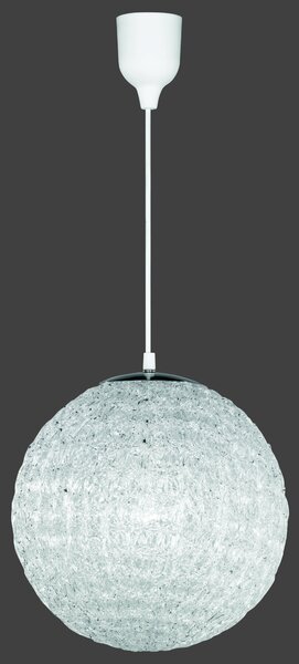 Lampada a Sospensione da Interno E27 in Metallo Nickel Opaco