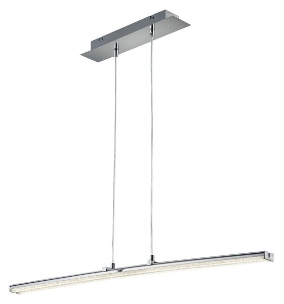 Lampada a Sospensione da Interno a LED in Metallo Cromo