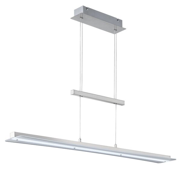 Lampada a Sospensione da Interno a LED in Metallo Nickel Opaco