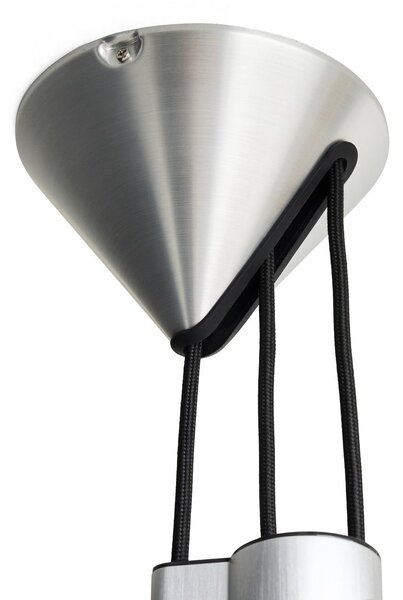 Lampada a sospensione HAY, Compass, Metallizzato, Soggiorno, Alluminio, Design