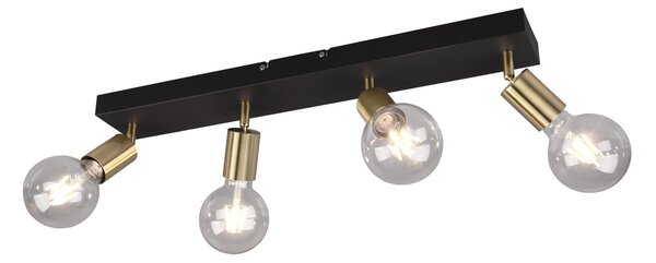 Spot da Interno in Metallo Ottone Satinato