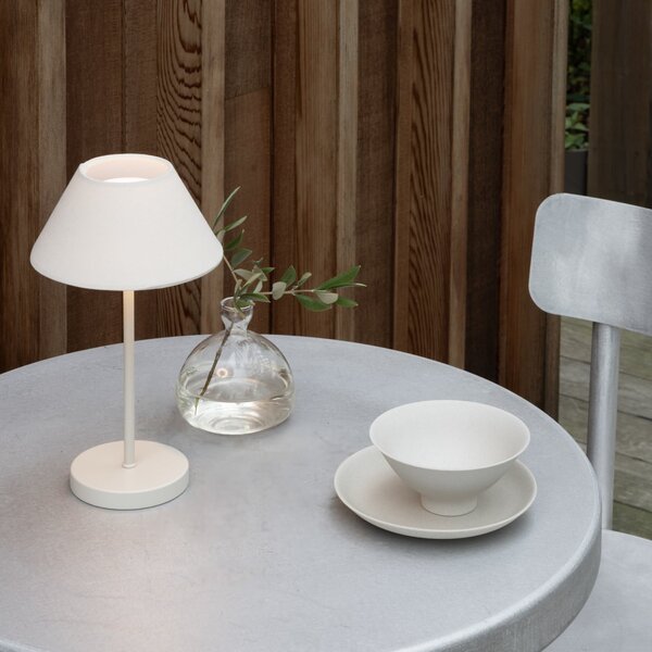 Lampade da tavolo Watt & Veke, Teya, dimmerabile, Bianco, Soggiorno, Metallo, Design
