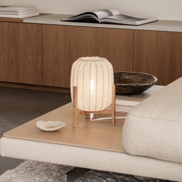 Lampade da tavolo Watt & Veke, Prisma, dimmerabile, Legno, Soggiorno, Legno, Design