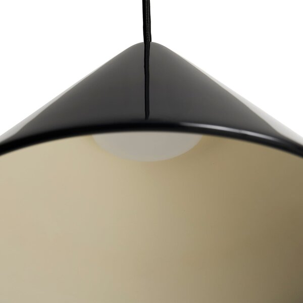 Lampada a sospensione HAY, Compass, Nero, Soggiorno, Alluminio, Design