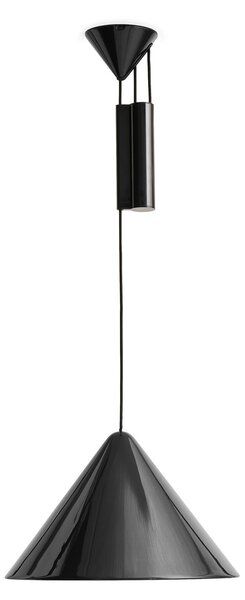 Lampada a sospensione HAY, Compass, Nero, Soggiorno, Alluminio, Design