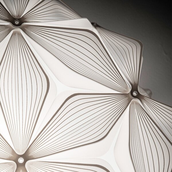 Lampada a sospensione Slamp, C'EST LA VIE, dimmerabile, Bianco, Soggiorno, Plastica, Design