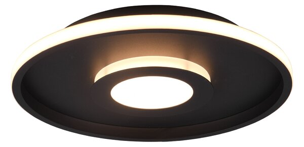 Plafoniera da Interno a led in Metallo Nero Opaco