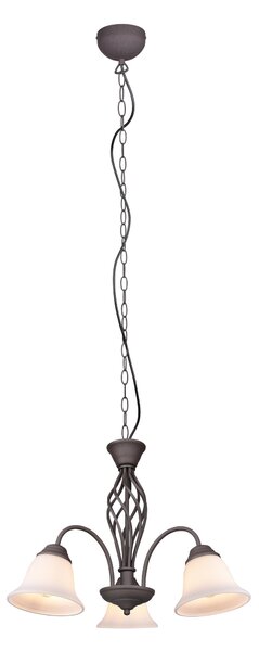 Lampadario da Interno E27 in Metallo Ruggine