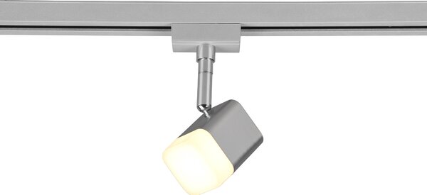 Faretto da Interno a led in Metallo Nickel Opaco
