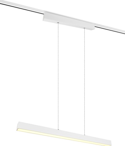 Lampada a Sospensione da Interno a led in Metallo Bianco Opaco