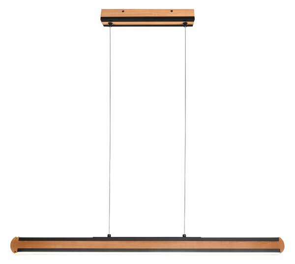 Lampada a Sospensione da Interno a led in Legno naturale Legno Naturale