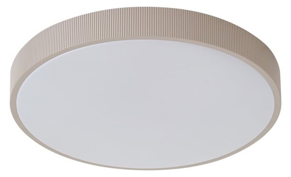 Plafoniera Lindby, Zylo, dimmerabile, Beige, Soggiorno, Plastica