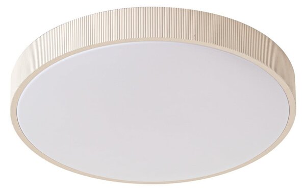 Plafoniera Lindby, Zylo, dimmerabile, Beige, Soggiorno, Plastica