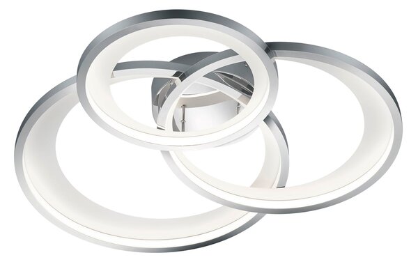 Plafoniera da Interno a led in Metallo Cromo