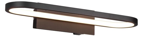 Applique da Interno a led in Metallo Nero Opaco