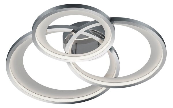 Plafoniera da Interno a led in Metallo Cromo