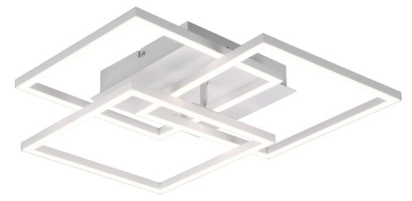 Plafoniera da Interno a LED in Metallo Bianco Opaco