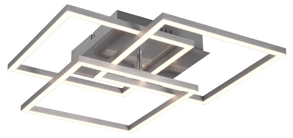 Plafoniera da Interno a LED in Metallo Nickel Opaco