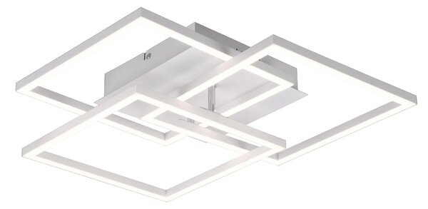 Plafoniera da Interno a LED in Metallo Bianco Opaco