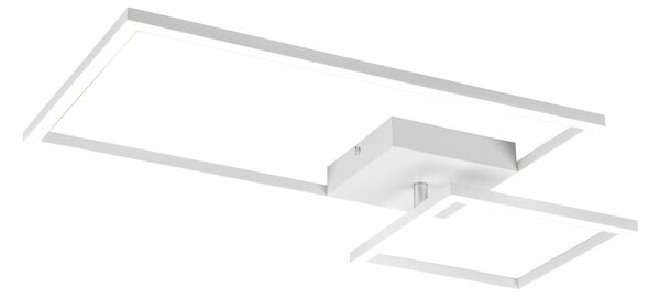 Plafoniera da Interno a LED in Metallo Bianco Opaco