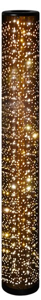 Piantana da Interno a LED in Tessuto Nero