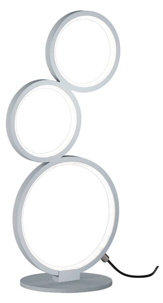 Lampada tavolo da Interno a LED in Metallo Silver